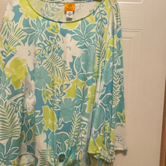 Ruby Rd Woman Sz 3X Pastel Color Floral Top EUC😊😊 - Picture 8 of 8